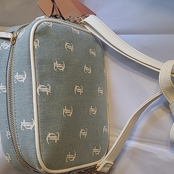 Juicy Couture Blue and White Crossbody Bag - Picture 6 of 8